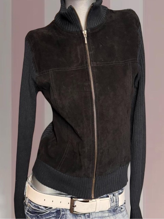 Denver Hayes Jackets & Blazers - GENUINE SUEDE Y2K Sweater Jacket